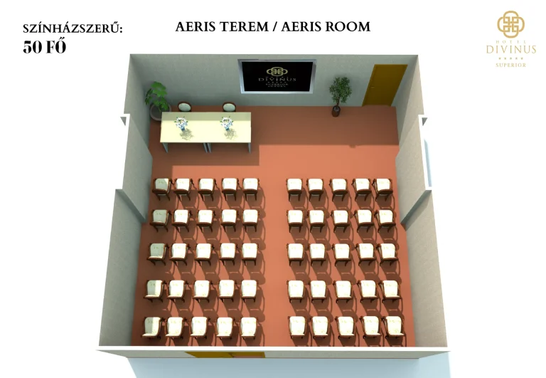 hotel divinus aeris terem szinhazszeru elrendezes