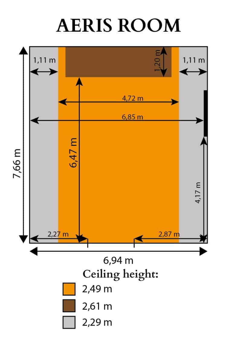 aeris room hotel divinus floor plan