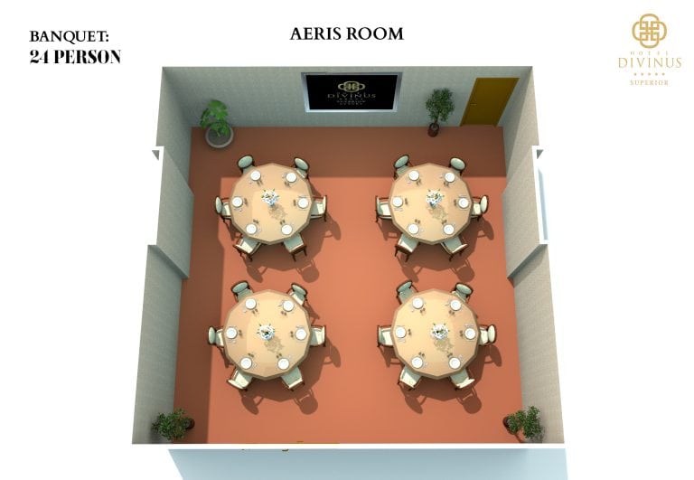 aeris terem bankett 24fő