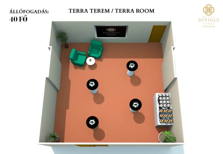 terra Állófogadás 40fő